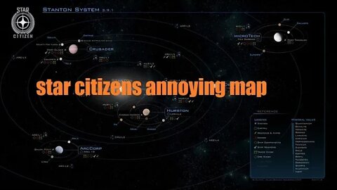 Star Citizen how to use the map june 2022