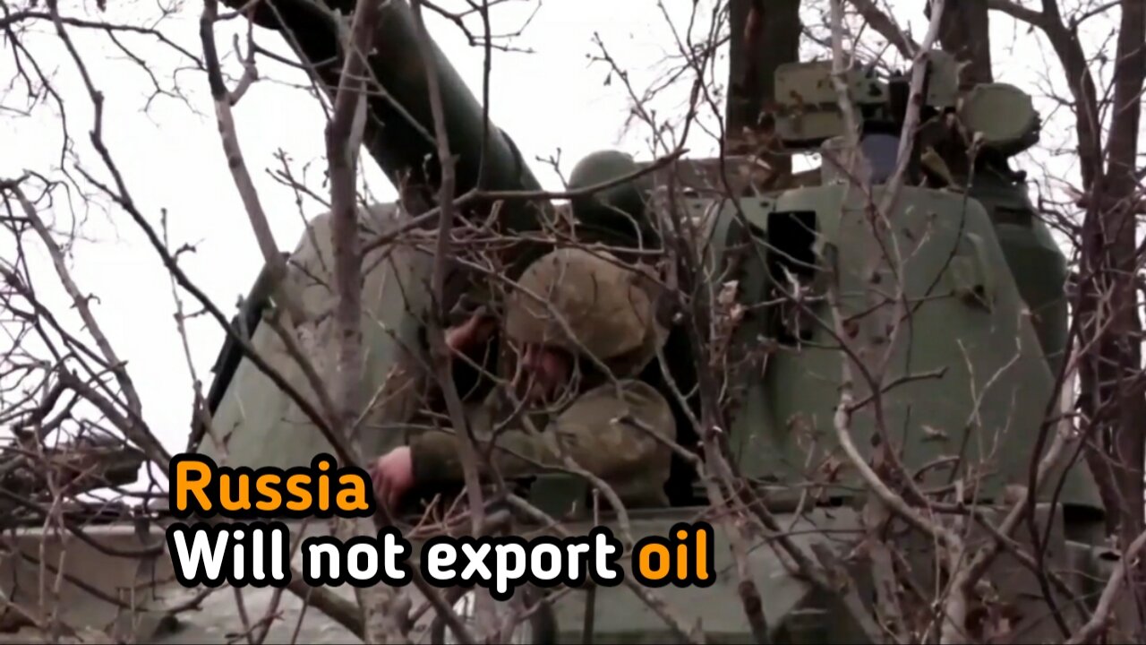 Due to a Western export ban, Russia will not export oil