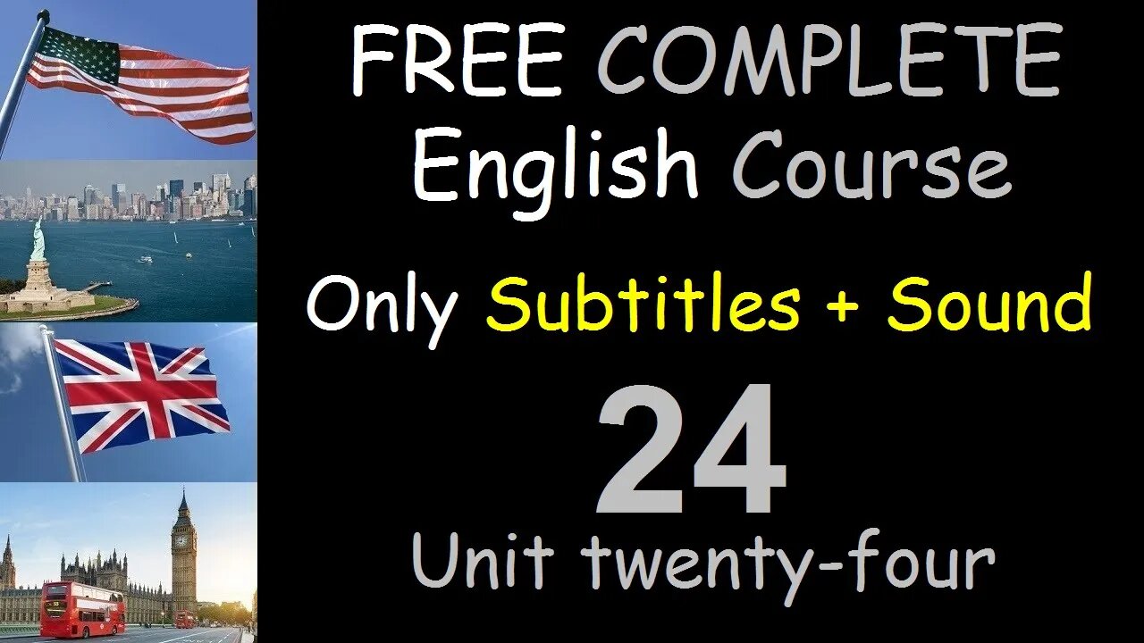 The presente simple tense (affirmative) - Lesson 24 FREE COMPLETE ENGLISH COURSE FOR THE WHOLE WORLD