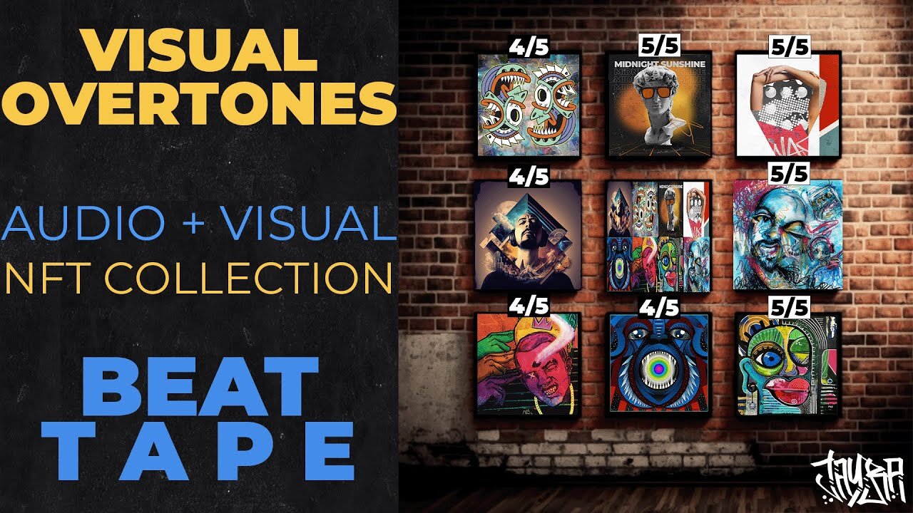 "Visual Overtones" Audio + Digital NFT Collection | BeatTape Lofi HipHop