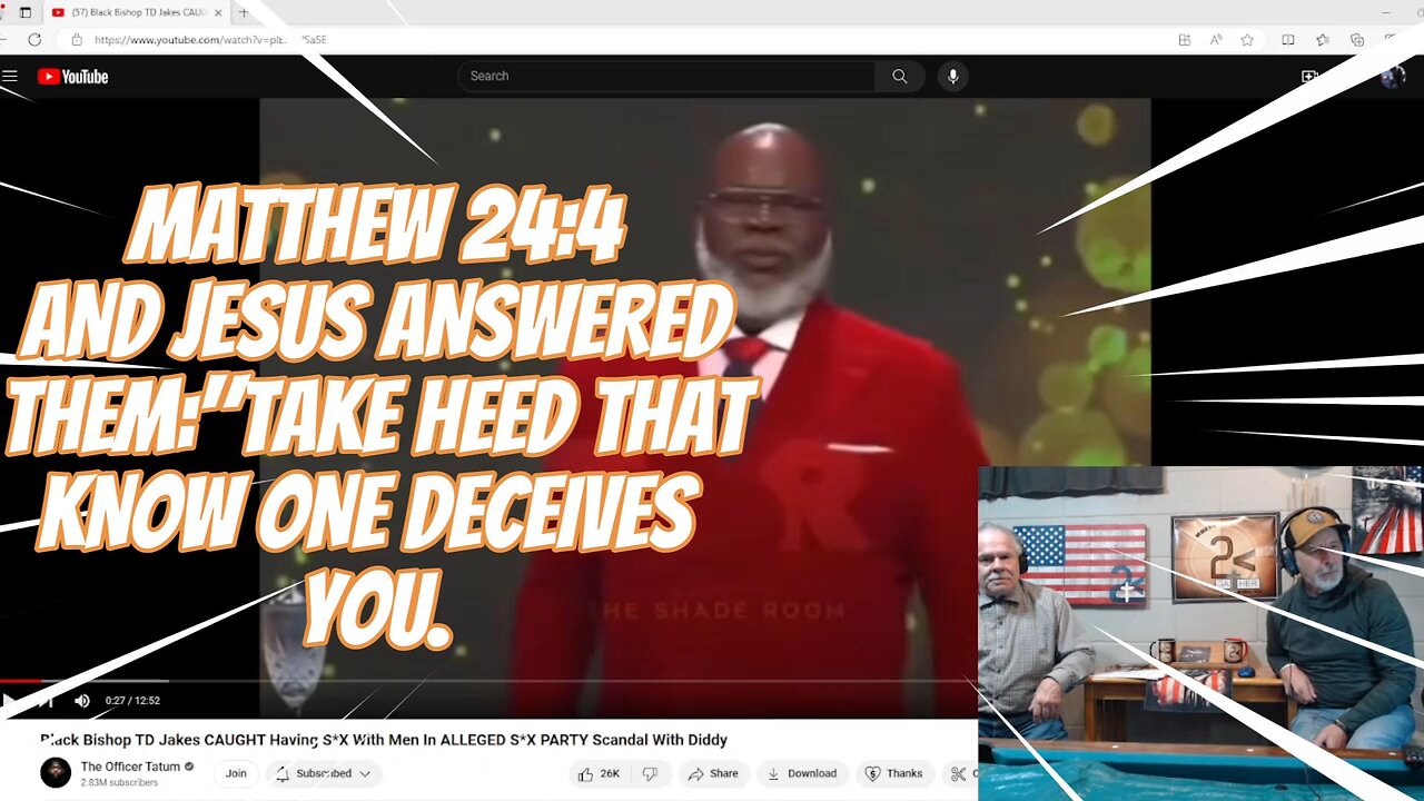 MORE PROBLEMS FOR TD JAKES