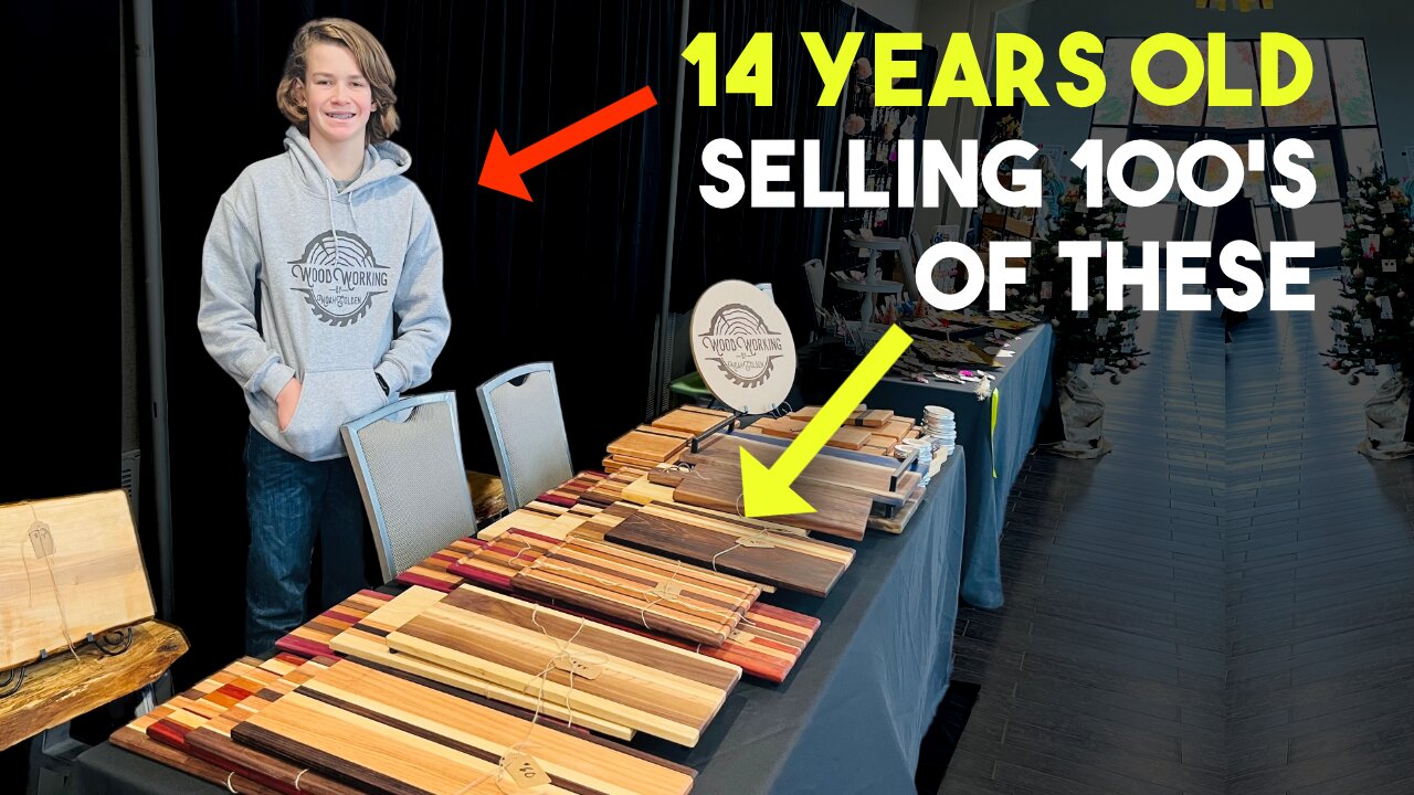 14-Year-Old Woodworking Prodigy Selling Hundreds of Projects!