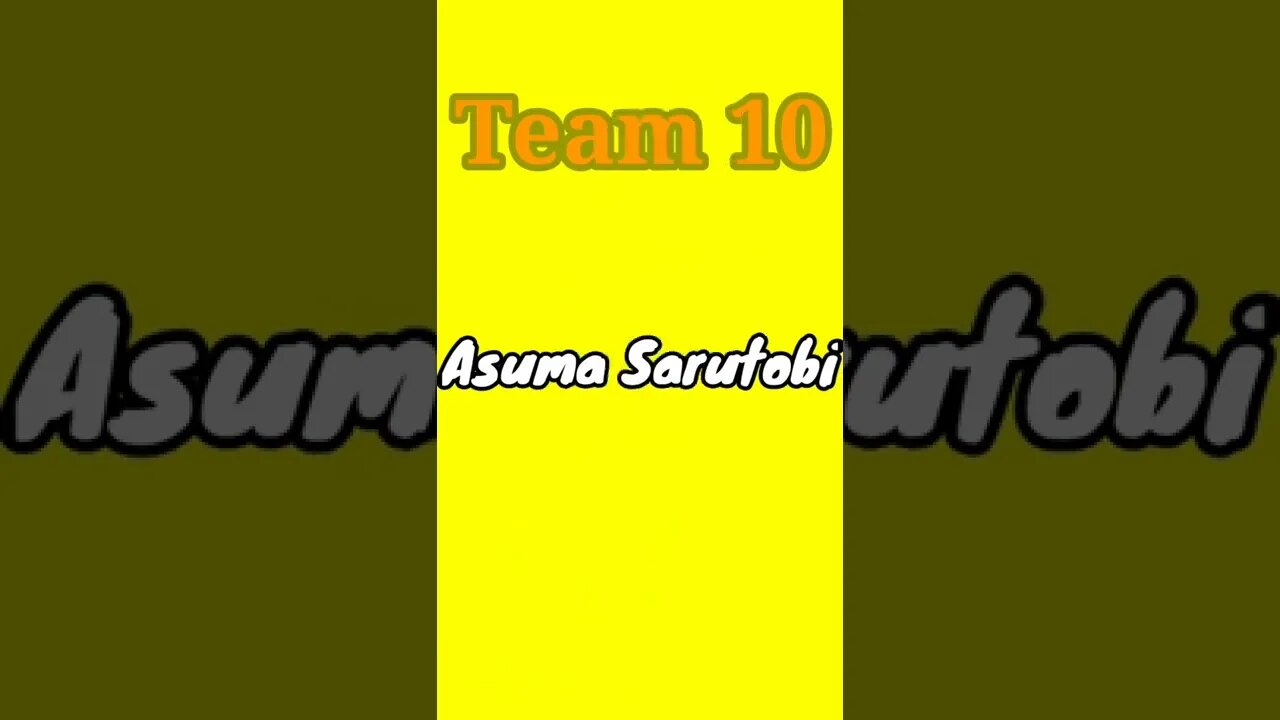 Naruto Team 10