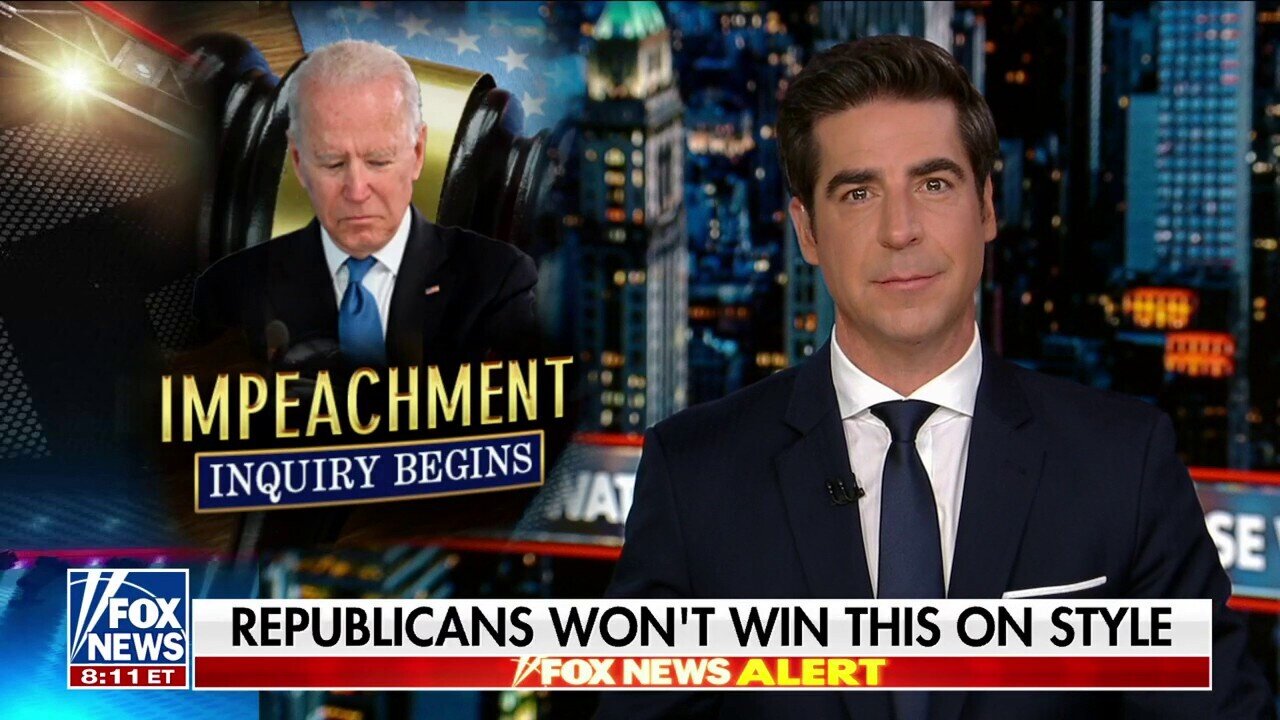 Jesse Watters: Dems' Biden Impeachment Strategy Is Ignore The Evidence, Create A Circus