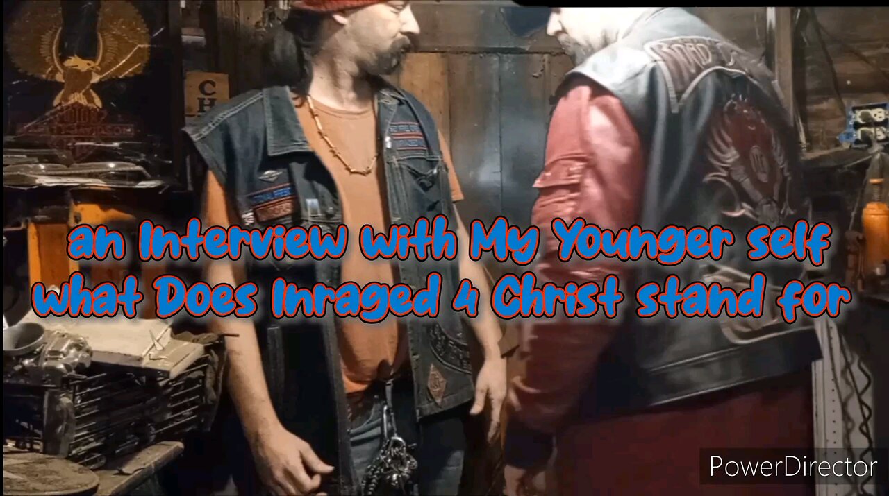 an Interview with my young self what Does Inraged 4 Christ stand for and don't trust everthing
