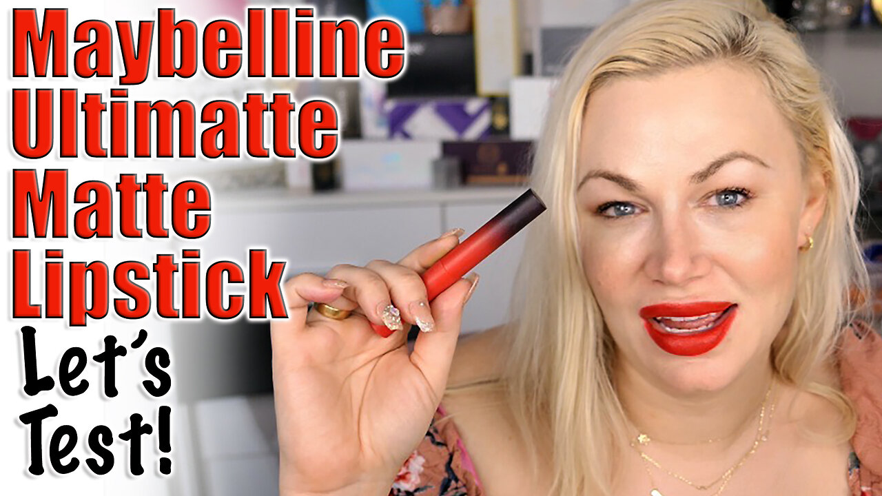 Maybelline Ultimate Matte Lipstick Wear Test | Code Jessica10 saves you Money at Approved Vendors