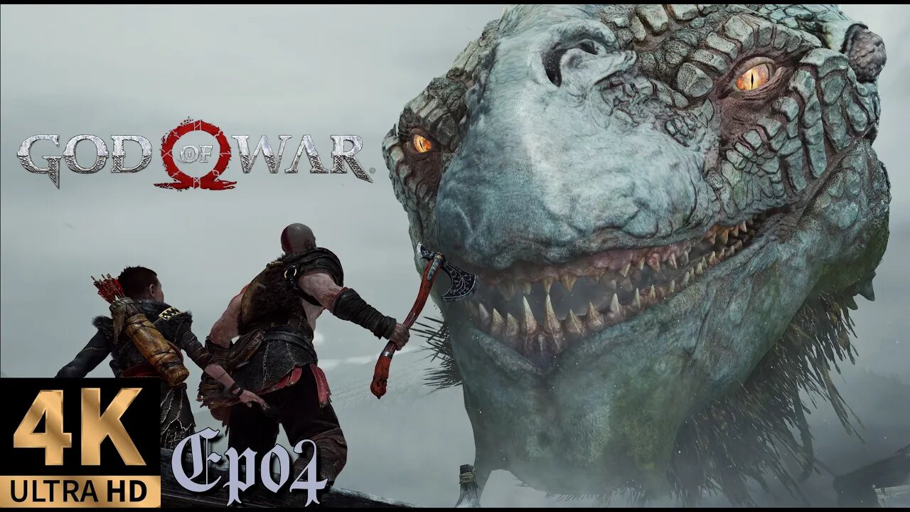 God Of War - Pc Gameplay 4k 60Fps Ultra (Full Game Walkthrough) - Ep04 The World Serpent