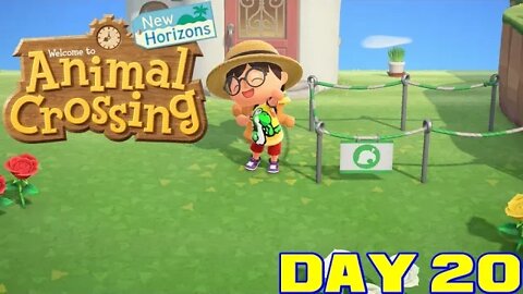 Animal Crossing: New Horizons Day 20 - Nintendo Switch Gameplay 😎Benjamillion