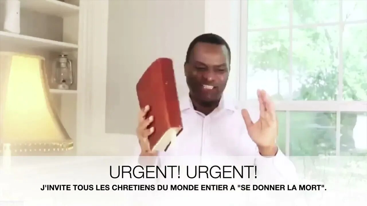 URGENT! J'invite tous les chrétiens du monde entier à SE DONNER LA MORT (écoutez d’abord ce message)