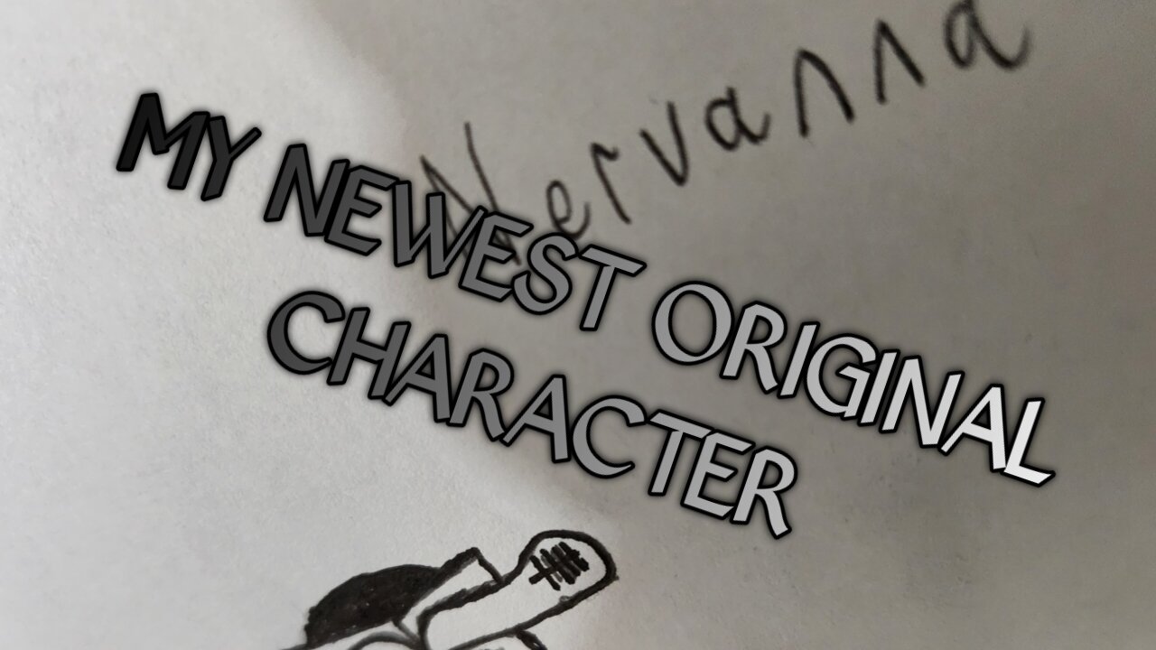 Drawing new OC Nervanna A. Void