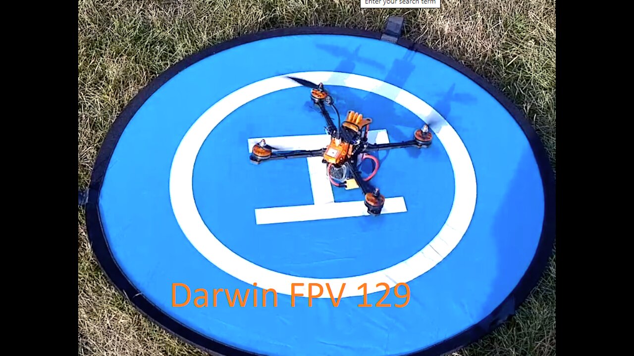 Darwin FPV 129 - 14 Mins Flight Time Carrying Akso V50x on a Zee 4s 1500 Battery