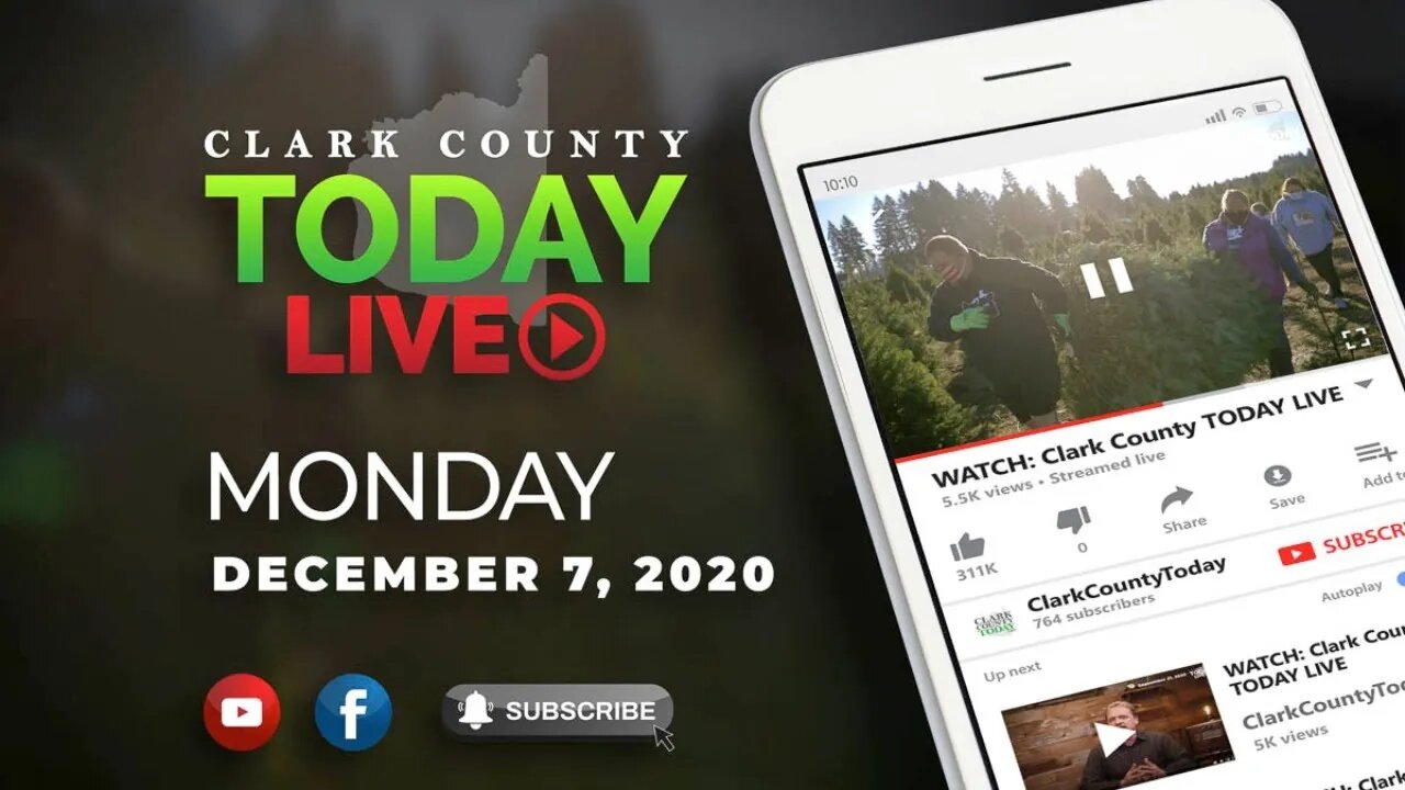 WATCH: Clark County TODAY LIVE • Monday, December 7, 2020