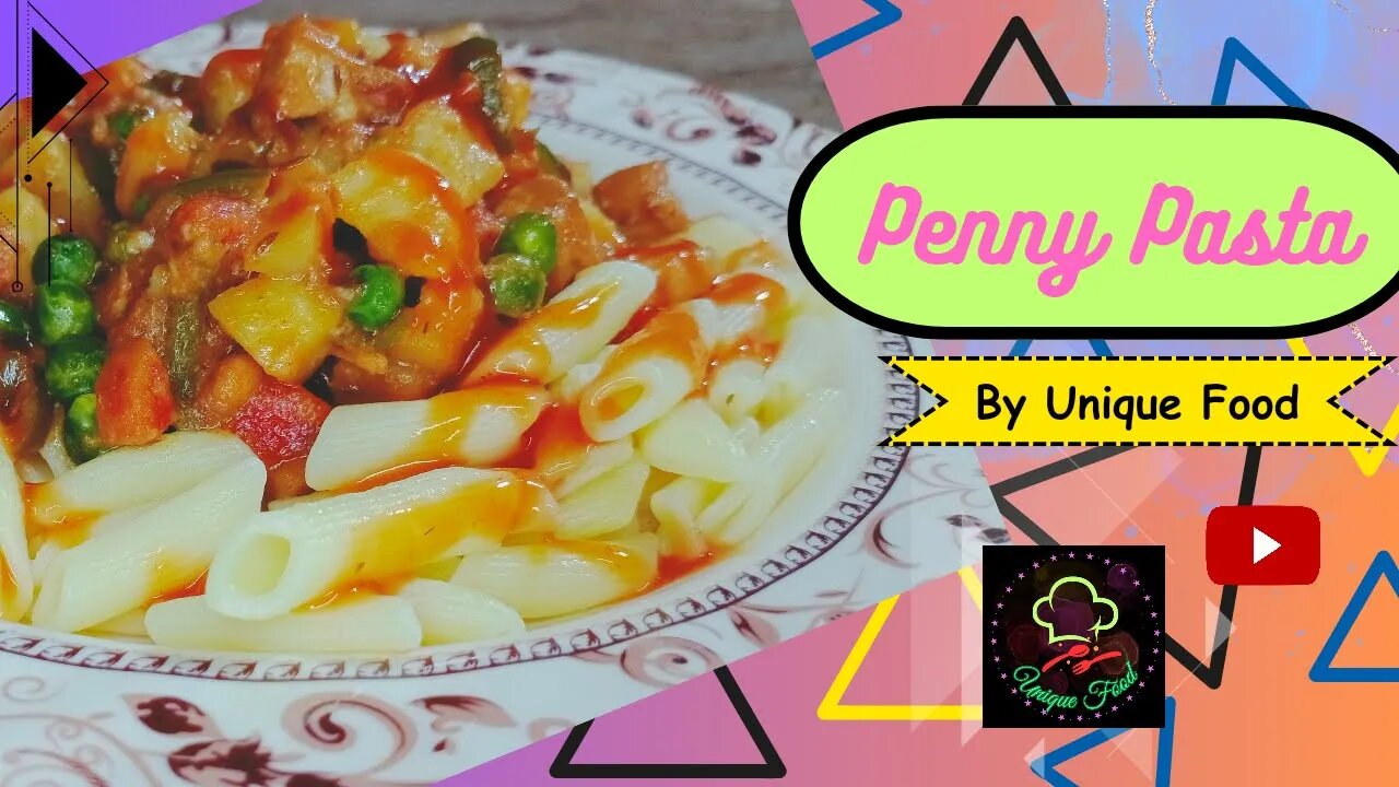 Penny Pasta | Italien Pasta | easy to Cook at home recipe By @UniqueFood199227