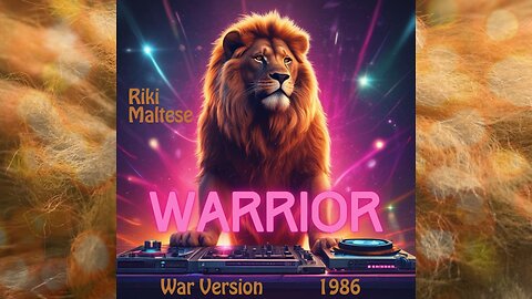 🎶 Warrior 🦁 (1986) | War Version | Video Visualizer | Riki Maltese | Classic Italo Disco 🇮🇹 💃 🕺🏻 🪩