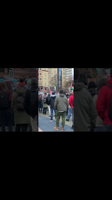 Leeds Pro-Palestinian protest (Dec 9th 2023) #leeds #protest #gaza #palestine