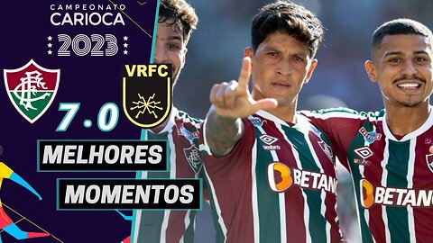 GOLEADA HISTÓRICA! FLUMINESE 7 X 0 VOLTA REDONDA MELHORES MOMENTOS (COMPLETOS) CARIOCÃO 2023