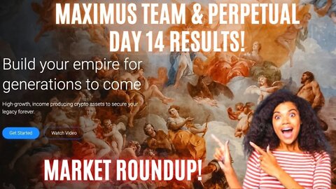Maximus TEAM & PERPETUAL Day 14 Results! Market Roundup!