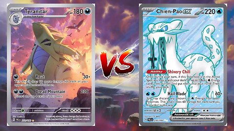 Pokemon TCG Live Tyranitar VS Chien-Pao EX Palkia VSTAR!!