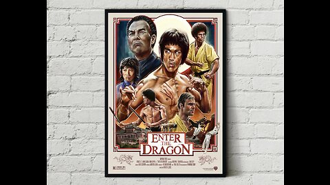 Cross kick Studio Films Bruce Lee poster 7 Enter The Dragon