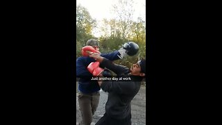 boxing at work