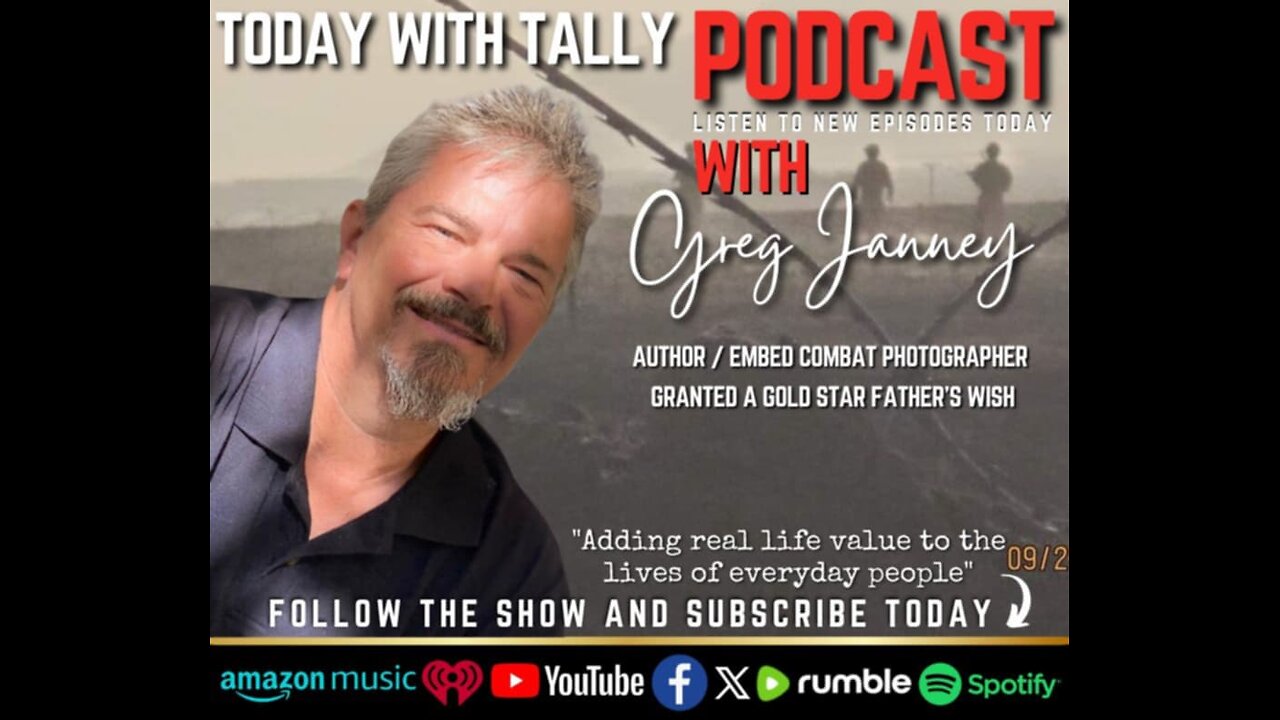 Episode 268 | Greg Janney, Author / Embedded War Photographer