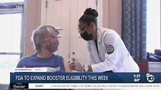 FDA to expand booster eligibility this week