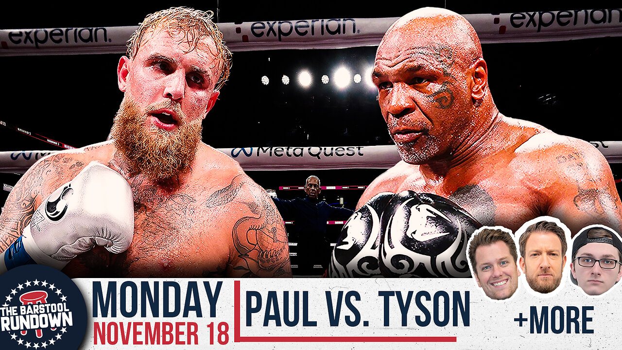 Dave Portnoy Thinks Tyson Vs. Paul Was a Marketing Con - Barstool Rundown - November 18th, 2024