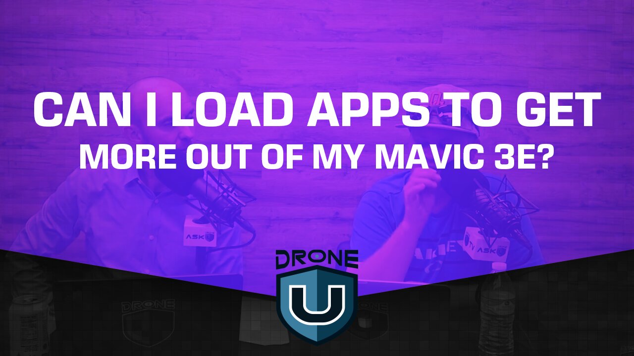 Can I load apps to get more out of my Mavic 3E?