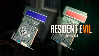 RESIDENT EVIL 7: BIOHAZARD #11 - Cartão magnético azul, e vermelho! (Legendado e Traduzido em PT-BR)