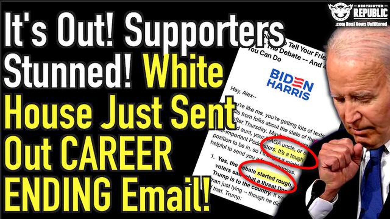 IT’S OUT! SUPPORTERS STUNNED! WHITE HOUSE JUST SENT OUT CAREER ENDING EMAIL!