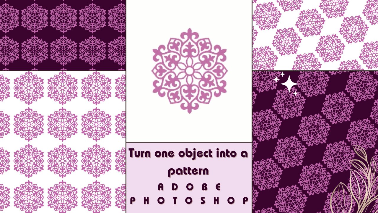 Turn One Object Into A Pattern In Photoshop