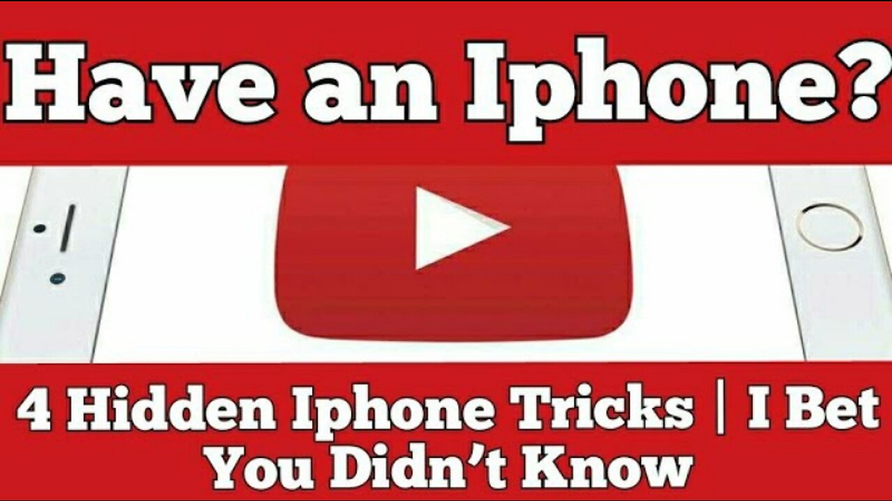 Have an Iphone? 4 Hidden Iphone Tricks | I Bet You Didn’t Know