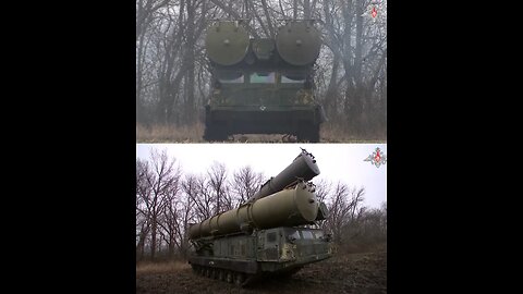 Western MD S-300V air defence system in combat action