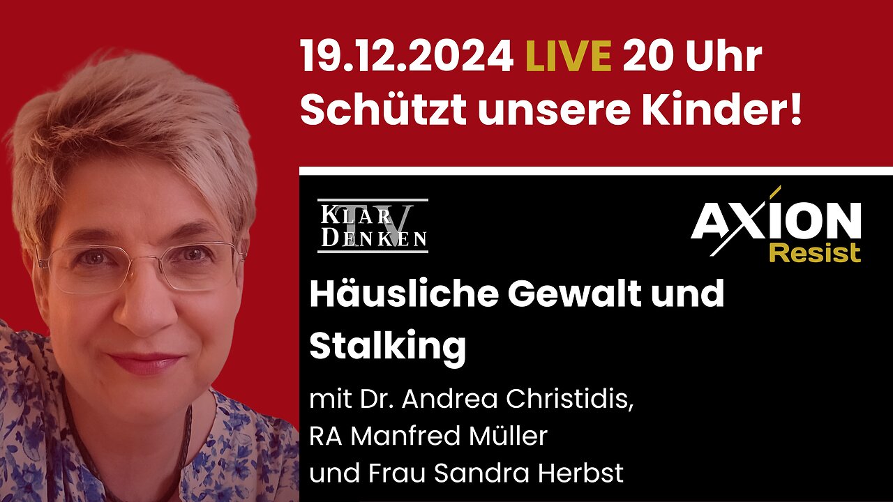 🔴 💥LIVE - Alexa fragt nach! bei Frau Dr. Andrea Christidis, RA Manfred Müller und Sandra Herbst💥