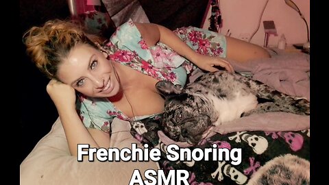 ASMR French Bulldog Sleeping and Snoring