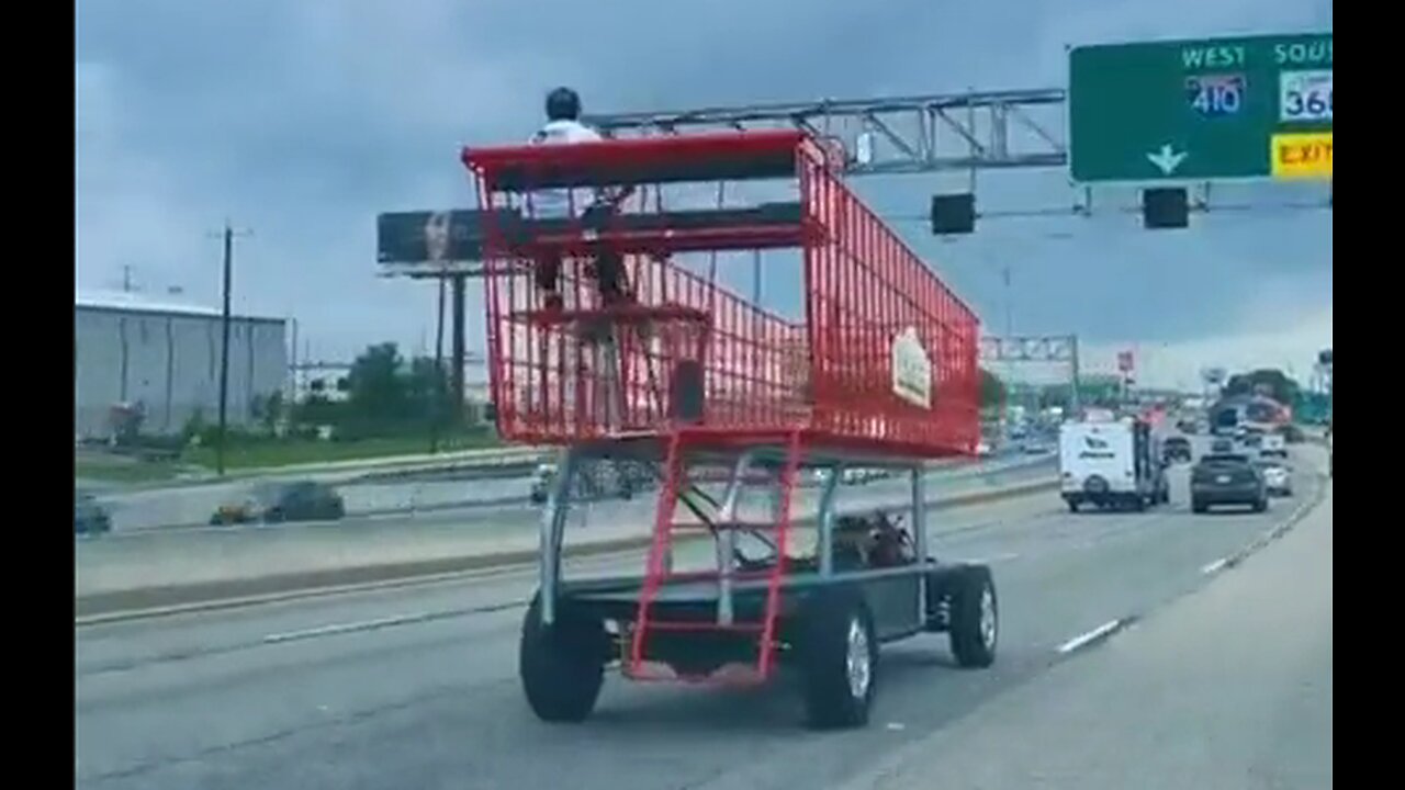 Have You Ever Seen A Giant Shopping Cart Rolling Down The Interstate? - HaloAuto