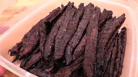 Beef Jerky on the Weber Smokey Mountain