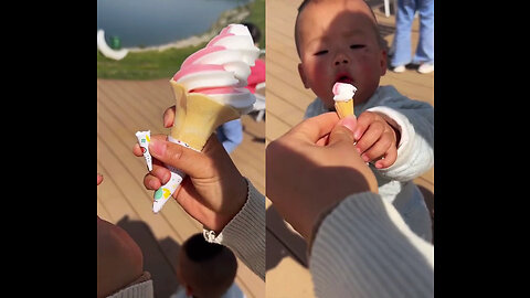 Ice cream for baby