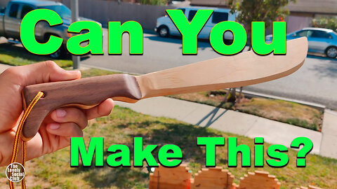 Wooden Machete / How To Make It / Made In America