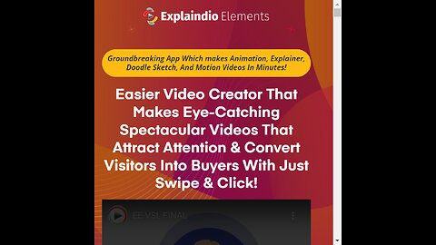 Explaindio Elements Demo: Create stunning animation, explainer, doodle sketch, and motion videos