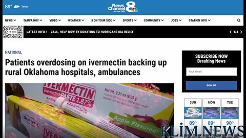Ivermectin Smear Campaign by the Fake News Reaching New Levels of Absurdity - 9-6-21