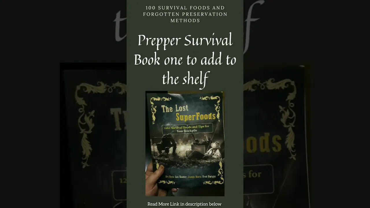 The Lost Foods Book | The Lost SuperFoods By Art Rude | The Lost SuperFoods Book By Art Rude #shorts