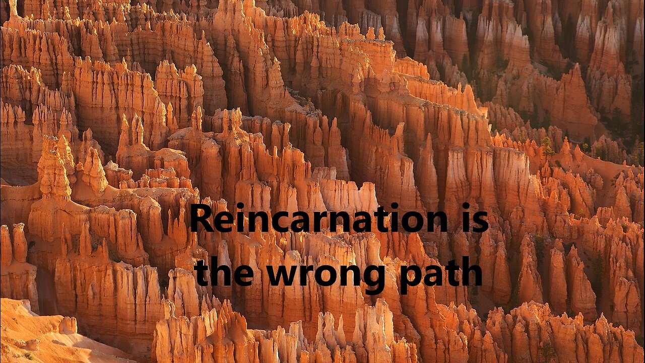 Reincarnation is the wrong path. Earth is a prison for souls.