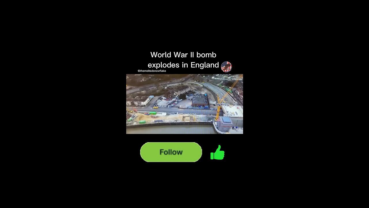World War II bomb explodes in England