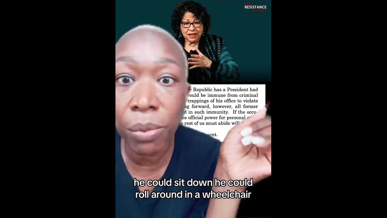 Joy Reid has a meltdown on her TikTok after the Supreme Court's decision on presidential immunity