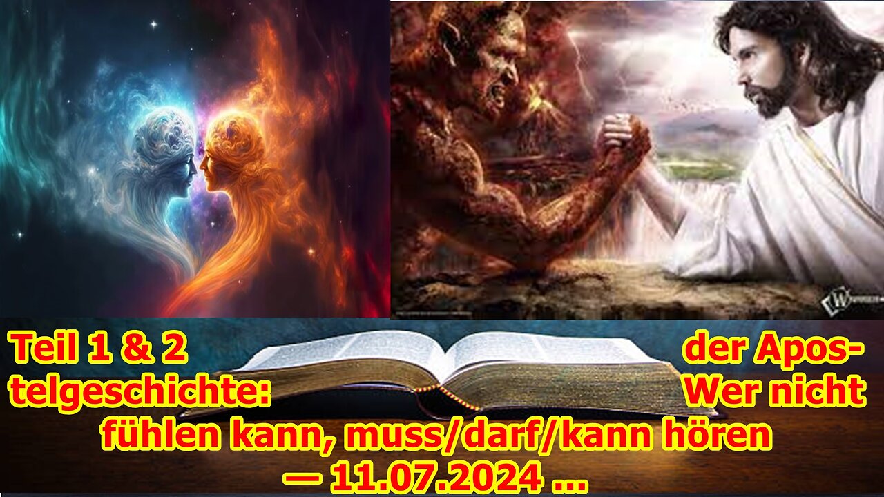 Teil 1 & 2 der Apostelgeschichte: Wer nicht fühlen kann, muss/darf/kann hören — 11.07.2024 ...