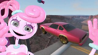 Mommy Long Legs vs Car | Poppy Playtime in BeamNG | Fatal Crash 4