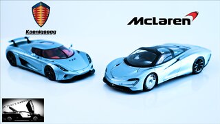 Koenigsegg Regera VERSUS McLaren Speedtail - SophyArt VS Spark