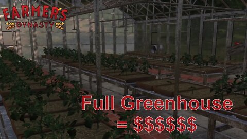 Spending all my $$$ on the greenhouse #Farmer'sDynasty #TheArcanum