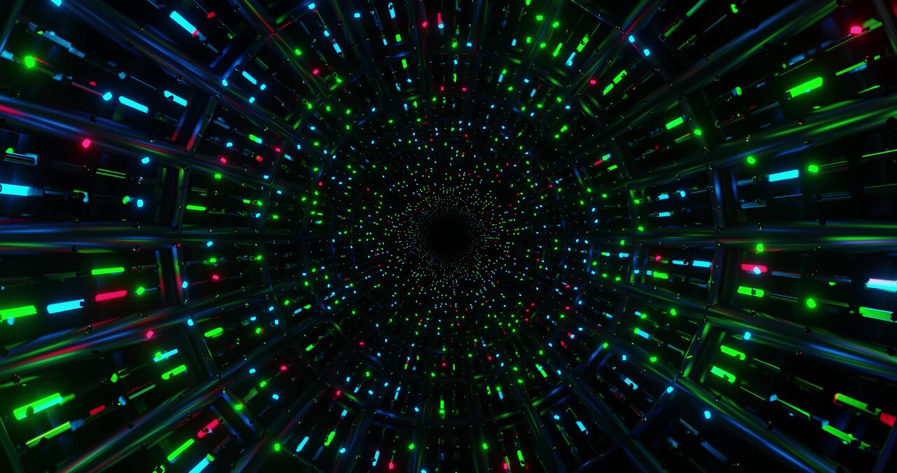 👍 tunnel background video loop [VJ LOOP NEON free]